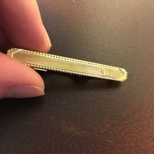 Christian Dior Gold “CD” Tie Clip FINAL DROP